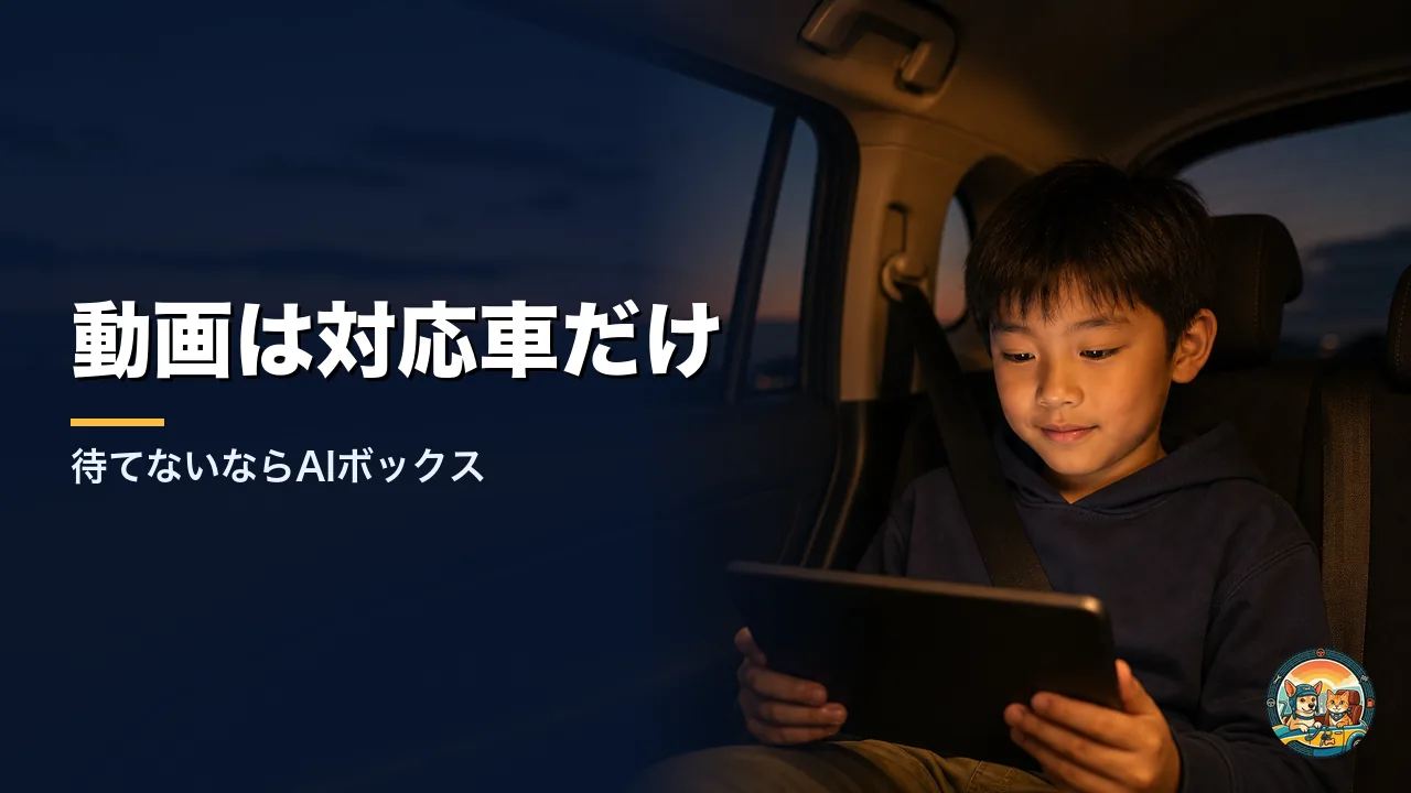 車でYouTubeを見たい人へ。停車中の動画は対応車だけで、待てない人にはAIボックスという選択肢がある